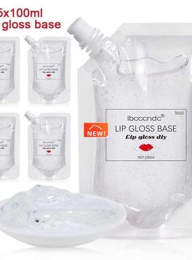 500ml Clear Lip Gloss Base Gel Lip Glaze Material Odorless