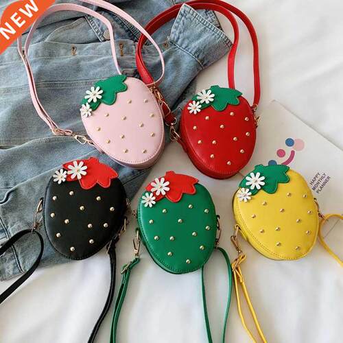 Lovely Children's Mini Crossbody Bags Cute rawberry Litt