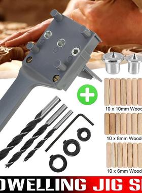 Woodworking Doweling Jig ABS Plastic Handheld Pocket Hole Ji