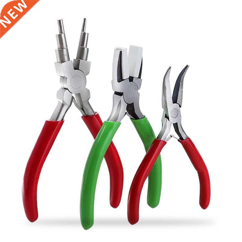 1/x Flat Curved Nose Pliers Ring Looping Wire Looper Split