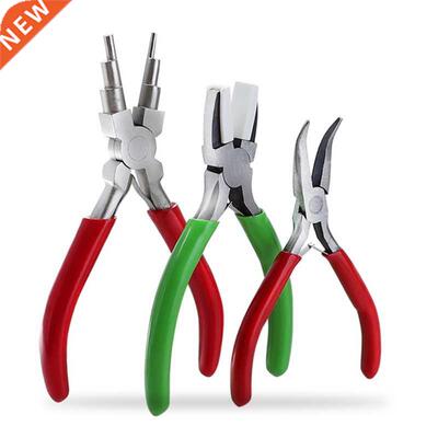 1/x Flat Curved Nose Pliers Ring Looping Wire Looper Split