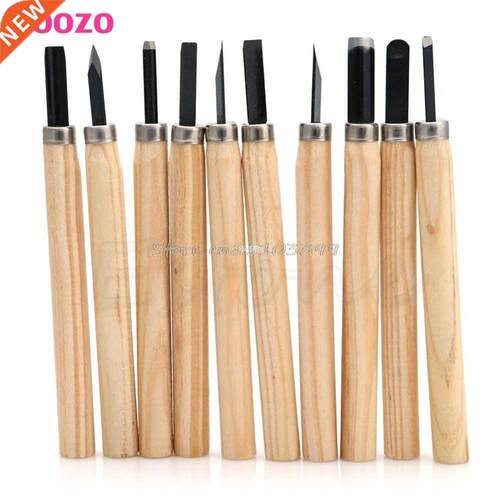 10Pcs Set Hand Wood Carving Chisels Knife 适用于 Basic Wood