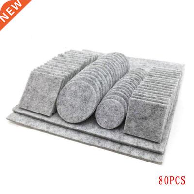 80/130pcs Furniture Chair Table Leg Self Adhesive Felt Wood