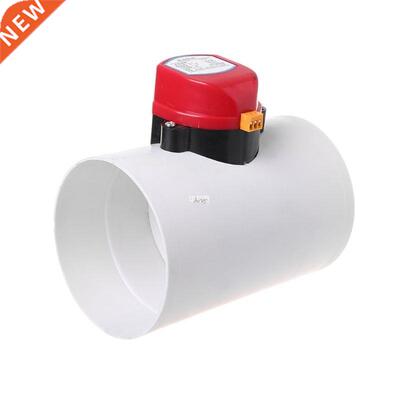220V Plastic Electric Damper Check Valve 110mm Air Volume Co