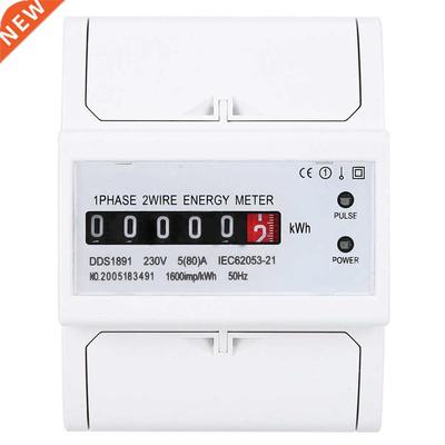 DDS1891 Power Meter Single Phase 4P Energy Counter Meter Hig