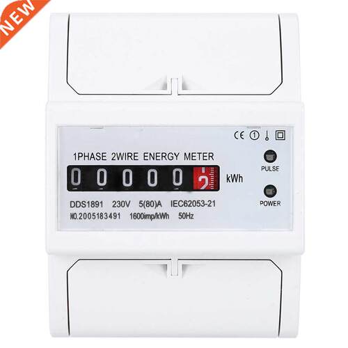 DDS1891 Power Meter Single Phase 4P Energy Counter Meter Hig