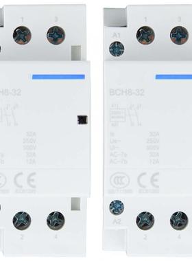 Household ac Modular contactor 2P 32A Low Power Consumption