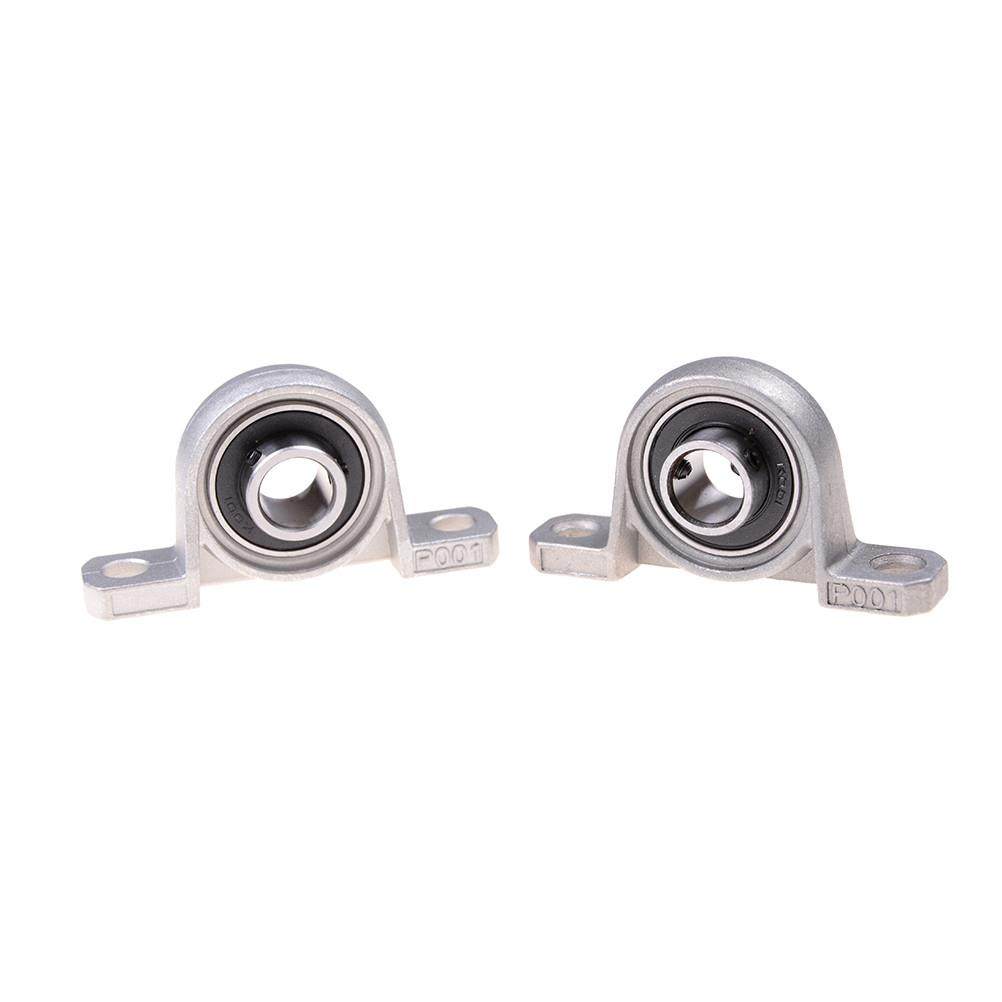 2pcs 12mm PilBlock Bearings Flange Auto Self Adjust Center D