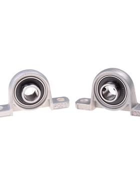2pcs 12mm PilBlock Bearings Flange Auto Self Adjust Center D