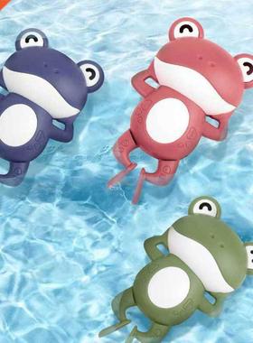 Cartoon Frog Bath Toy For Baby Swiing Pool Bathroo Shower