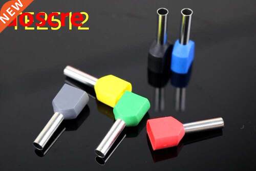Free Shipping 100PCS TE2512 cold pressed end double line tub