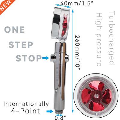 High Pressure Shower Head Water Saving Perforated Propeller