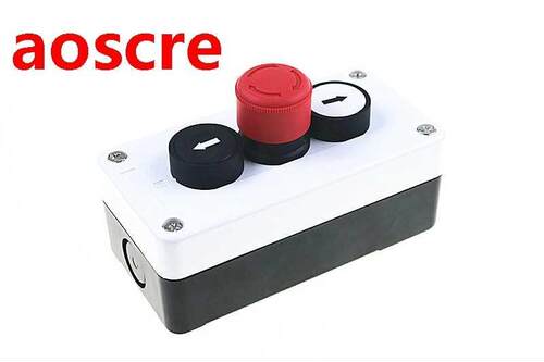Emergency stop utton,  utton, 3 hole waterproof utto