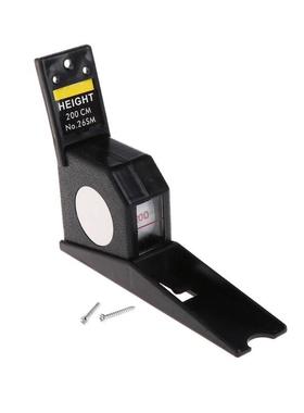 New 200cm Stadiometer Black Wall Mounted Height Meter Growth