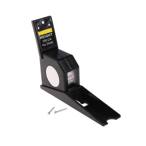 New 200cm Stadiometer Black Wall Mounted Height Meter Growth