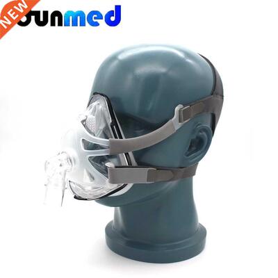 CPAP Full Face Mask With Adjustable Headgear 3 Size Cushions