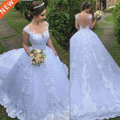 Backless Prncess Embrodery Vestdo De Nova Weddng Dress