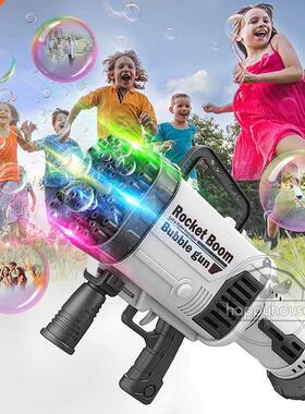 132 64 Hole Gatling Bubble Machine for Child Launcher Bazook