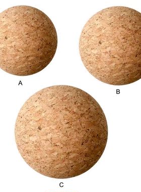 2 Pieces Wooden Wine Corks Round Ball Stoppers Replacement D