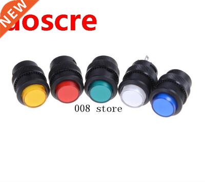 2Pcs R16-503AD OFF-ON LED Light Self-locking Latching Push B