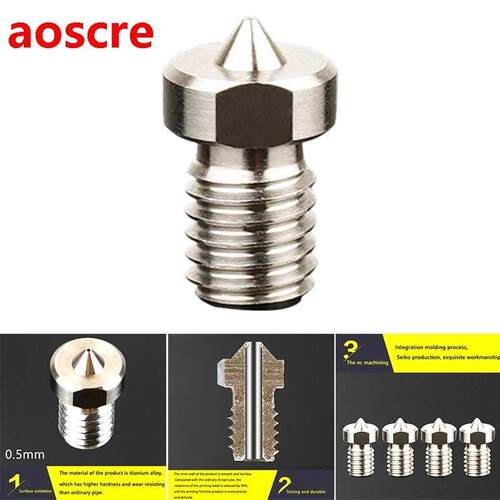 Nozzles, D Printer Accessories Titanium Alloy Nozzles Are S