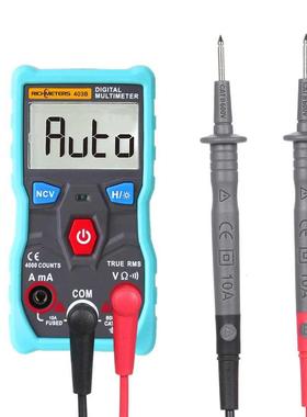 Auto Digital Multimeter Probe Tester 4000 Counts True-RMS In