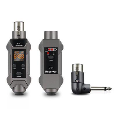 Microphone Wireless System Rechargeable Transmitter Receiver