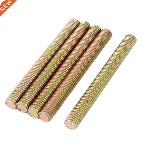 1.25mm Pitch M8 x 80mm Full Threaded Rod Bar Bronze Tone 5 P