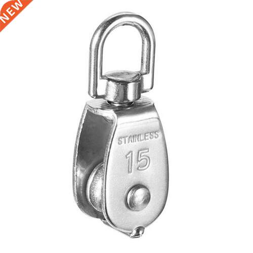 Stainless Steel Pulley M15 Single Wheel Swivel Lifting Rope