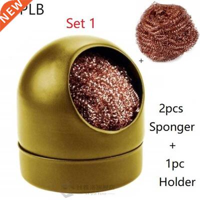Black/Gold Welding Soldering Solder Iron Cleaner Cleaning S
