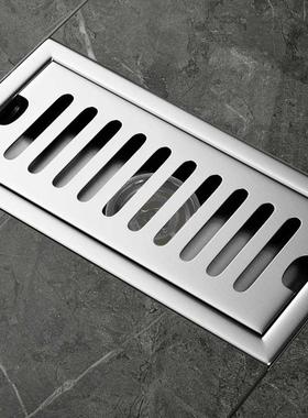 20x10cm Stainless Steel Shower Rectangular Floor Drain Bathr