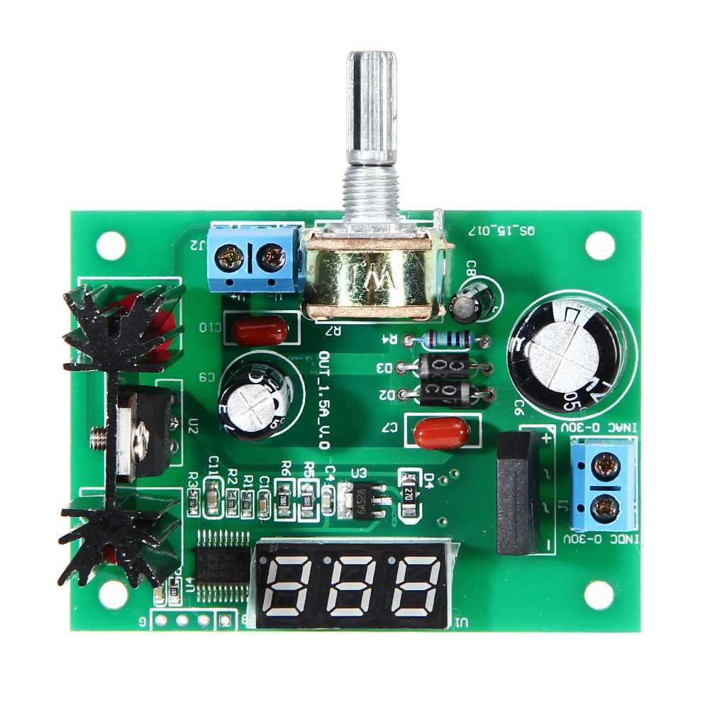 LM317 AC/DC - DC 1.25-28V LED display Voltage Regulator Step