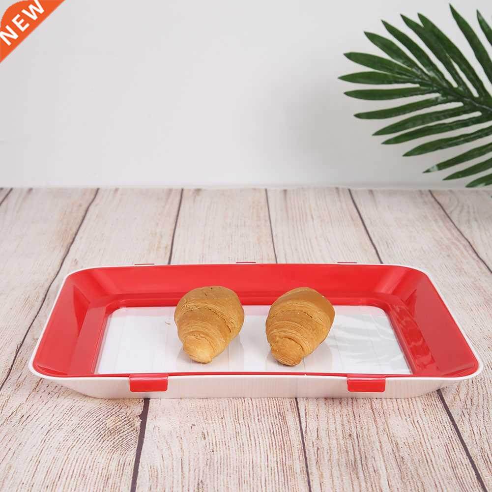 2pcs Stackable Food Fresh Keeping Organizer Elastic Lid For