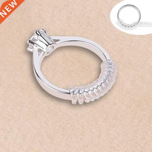 4pcs Vntage Spral Based Rng Sze Adjuster Shell hard Guar