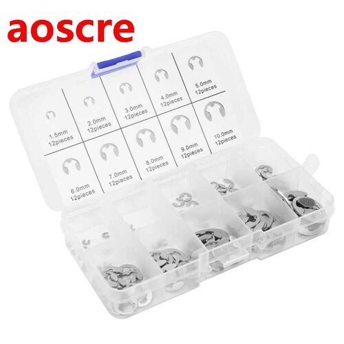 M1.5?M10 E Clip Washer E Clip Washer Kit Durable for Profess