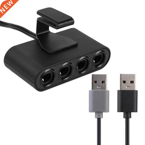 4 Ports Converter for GameCube GC Controller USB Adapter for