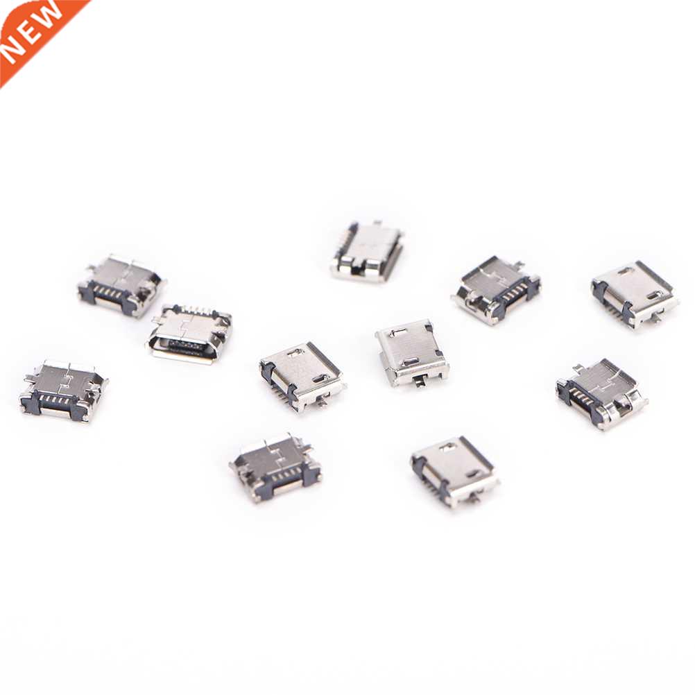 10Pcs Micro USB 5pin B Type Female Connector For Mobile Phon