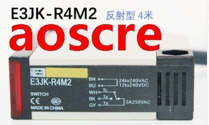 E3JK-R4M2 New Photoelectric Switch Sensor Distance 4 Meters