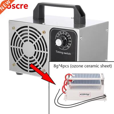 220V Gas Analyzer Portable Ozone 32g/h Generator Machine Air