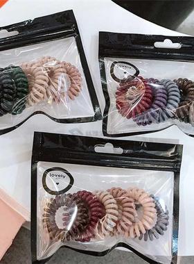High Elasticity Telephone C Hairbands Wo Spiral Hair Ties Gi