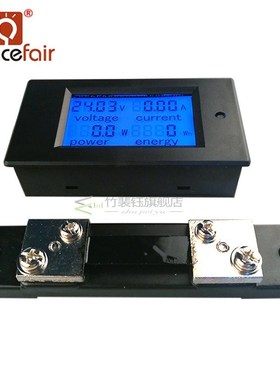 PZEM-051 DC Digital Ammeter Voltmeter 6.5-100V 4 IN1 LCD Mot