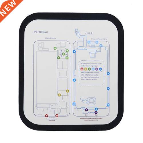 6 in 1 Screw Mat for iPhone 6/6S/6P/6SP/7/7P Guide Pad Phone