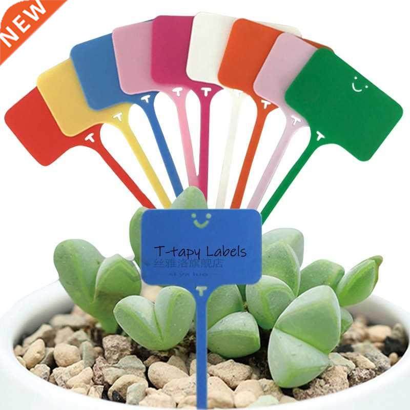 100pcs Garden T-type Plant Markers Label Pot Planter Vegetab