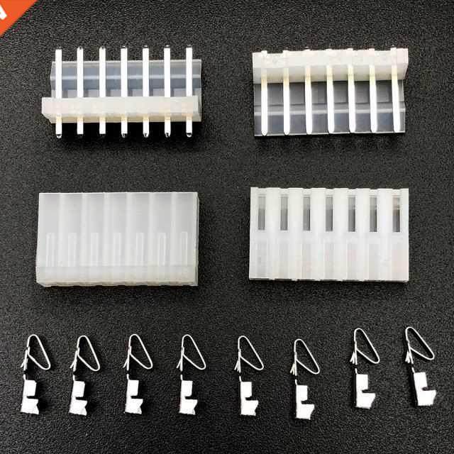 6Sets=54pcs CH3.96mm connector 7P 7pin CH3.96 straight needl
