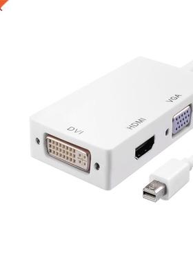 3 In 1 Thunderbolt Mini Display Port MINI DP Male To HDMI DV