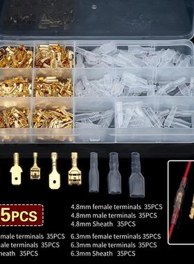 315/450/900pcs 2.8/4.8/6.3mm Crimp Terminals Insulated Seal