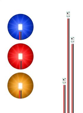 20PCS Wred Chp Led SMD 3V Led Lamp For Models Tran Pre-so