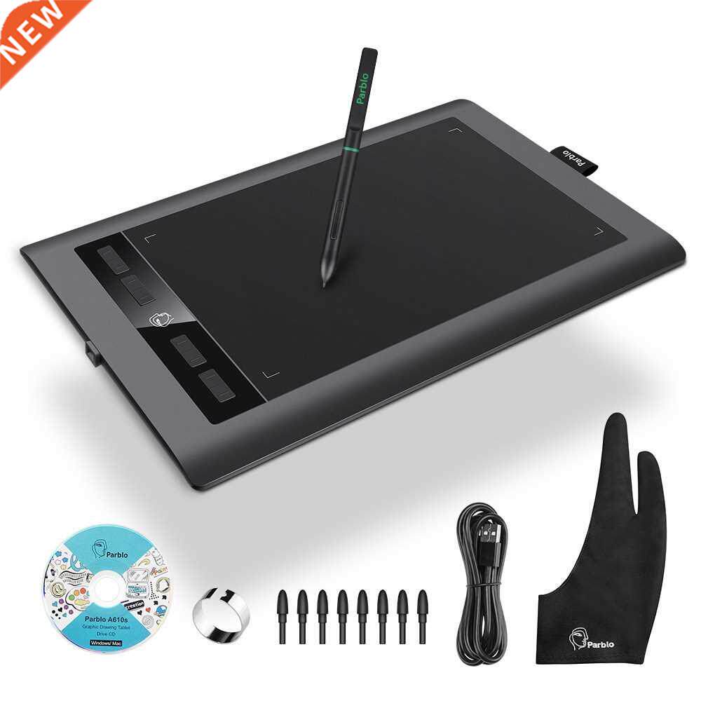Parblo A610S Art Dgtal Graphcs Tablet Drawng Pantng B