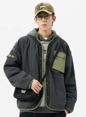 2021 spring fleece jacket men's trend men and women BF wind