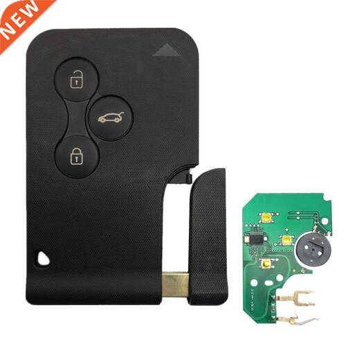 3 Button 433Mhz 7947 Chip With Emergency Insert Blade Smart